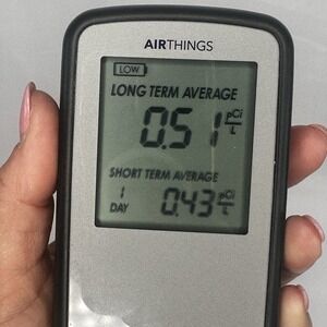 Corentium Home Radon Detector by Airthings Digital LCD Display Portable Safety